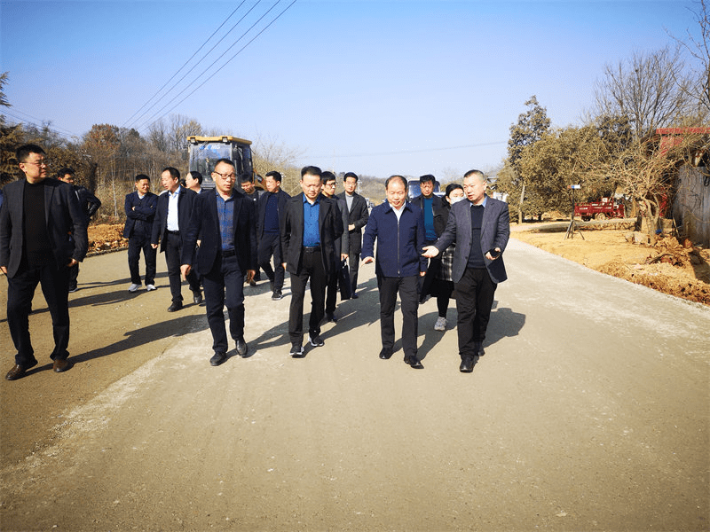平橋區(qū)領(lǐng)導(dǎo)蒞臨郝堂項(xiàng)目工地檢查指導(dǎo)工作