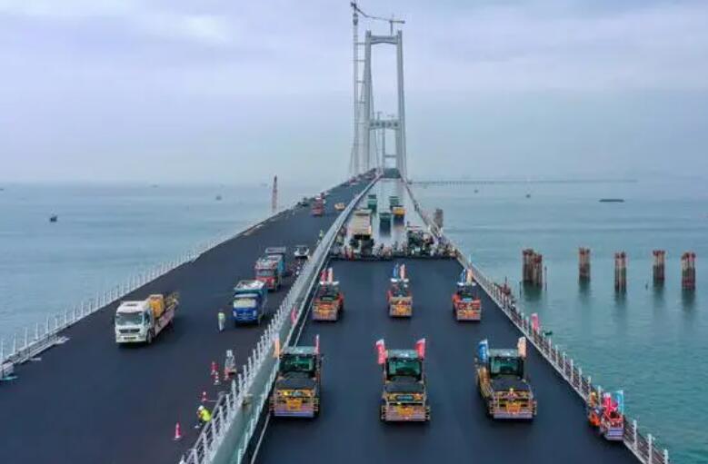 世界最大規(guī)模！深中通道鋼橋面全部完成鋪裝